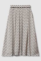 【アナイ/ANAYI】の【セットアップ対応商品】メーレプリントタックフレア スカート ホワイト系|ID: prp329100004876870 ipo3291000000036376364