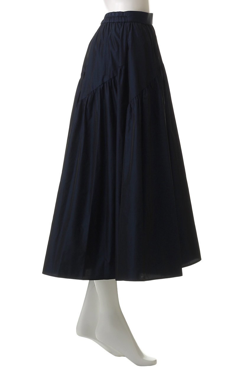 【アナイ/ANAYI】のタフタ切替えティアードスカート 人気、トレンドファッション・服の通販 founy(ファニー) 　ファッション　Fashion　レディースファッション　Fashion for Women　スカート　Skirts　ティアードスカート　Tiered Skirts　ロングスカート　Long Skirts / Maxi & Midi Skirts　タフタ　Taffeta, Structured Fabric　ティアードスカート　Tiered Skirt, Flounced Skirt　ロング　Long, Long-Length　other-3|ID: prp329100004876871 ipo3291000000036376390