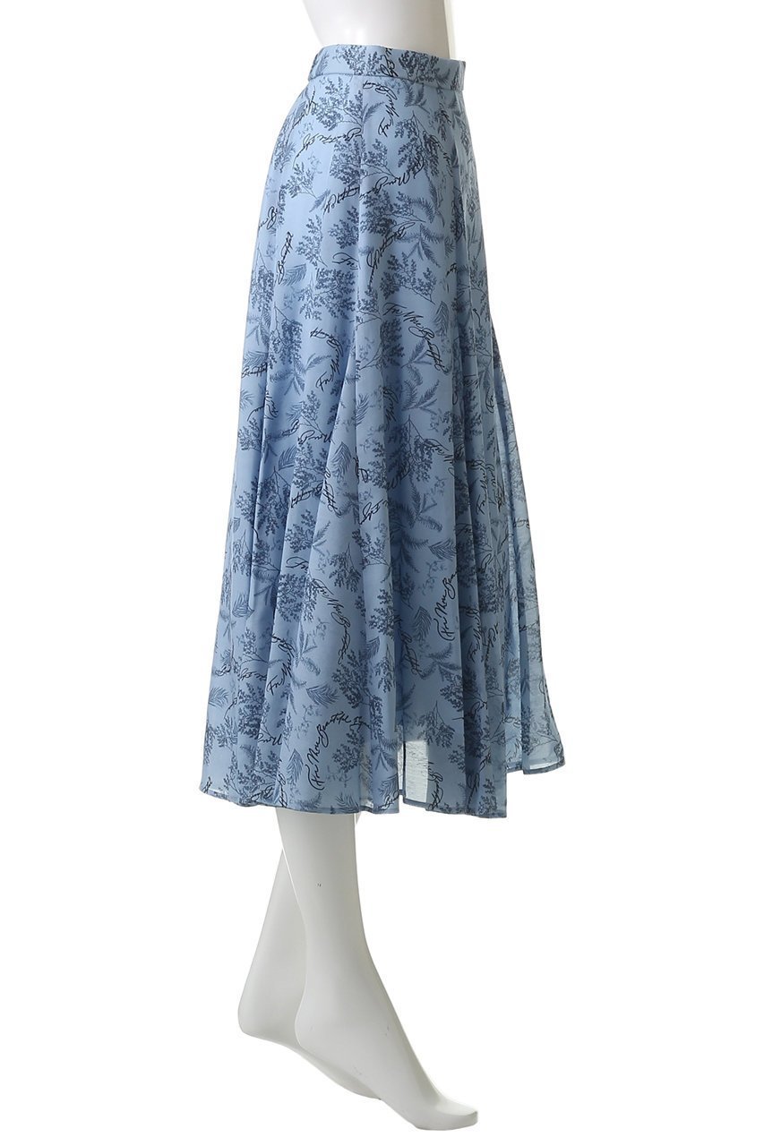 【アナイ/ANAYI】のリーフカリグラフィープリントマチフレアスカート 人気、トレンドファッション・服の通販 founy(ファニー) 　ファッション　Fashion　レディースファッション　Fashion for Women　スカート　Skirts　Aライン・フレアスカート　A-Line & Flared Skirts　エレガント 上品　Elegant　セットアップ　Set-Up, Coordinated Outfit　フレア　Flare, Flared　プリント　Print, Printed Pattern　モチーフ　Motif, Design Theme　other-3|ID: prp329100004876874 ipo3291000000036376404