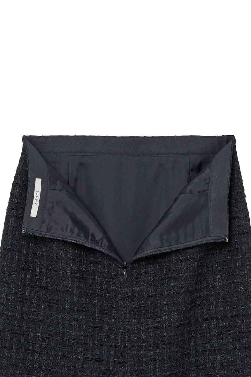 【アナイ/ANAYI】の【Eternal Line 2025】ミックスツイードタイト スカート 人気、トレンドファッション・服の通販 founy(ファニー) 　ファッション　Fashion　レディースファッション　Fashion for Women　スカート　Skirts　オケージョン　Occasion Wear　クラシカル　Classical, Vintage-Inspired　今季　This Season, Current Season　ジャケット　Jacket, Outerwear　セットアップ　Set-Up, Coordinated Outfit　タイトスカート　Pencil Skirt, Tight Skirt　ツイード　Twill, Twill Weave　フロント　Front, Front Design　ペプラム　Peplum, Flared Hem　ミックス　Mix, Mixed Style　メタル　Metal, Metal Parts　おすすめ　Recommended / Our Picks　セレモニー　Ceremony　other-4|ID: prp329100004876875 ipo3291000000036376420