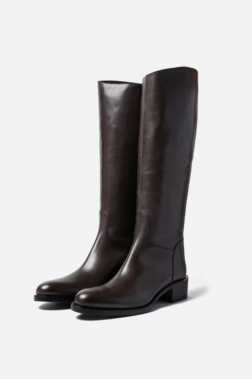 【エスメラルダ/Esmeralda】の【SARTORE】バックベルトジョッキーブーツ インテリア・キッズ・メンズ・レディースファッション・服の通販 founy(ファニー) 　ファッション　Fashion　レディースファッション　Fashion for Women　バッグ　Bags　ベルト&ウエストマーク　Belts & Waist Accessories　クラシカル　Classical, Vintage-Inspired　シンプル　Simple, Minimal　スクエア　Square, Square Shape　フォルム　Silhouette, Form　ベーシック　Basic, Essential　ロング　Long, Long-Length　GY|ID: prp329100004876895 ipo3291000000036376748