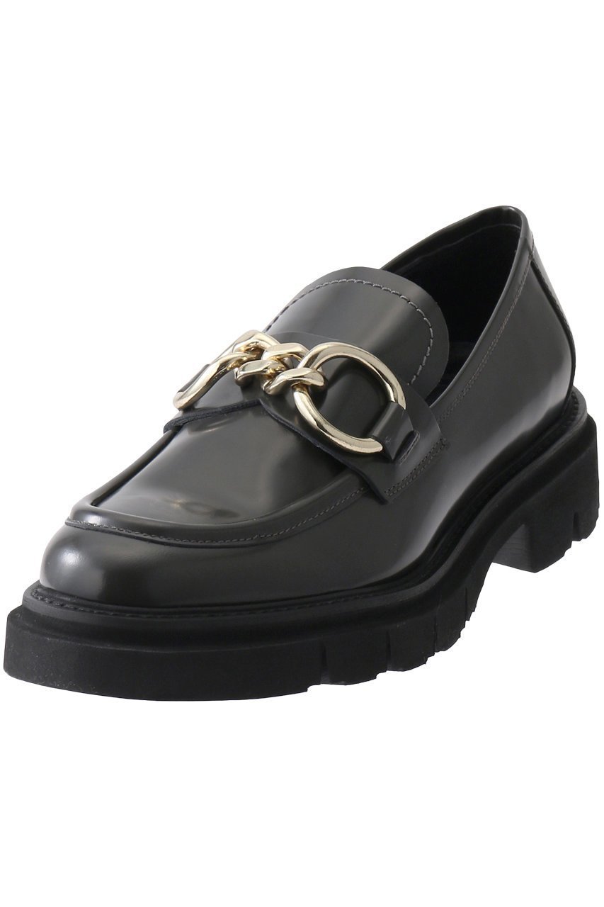 【ルカグロッシ/LucaGrossi】の厚底チェーンローファー インテリア・キッズ・メンズ・レディースファッション・服の通販 founy(ファニー) 　ファッション　Fashion　レディースファッション　Fashion for Women　シューズ　Shoes, Footwear　チェーン　Chain, Chain Strap　トレンド　Trend, Trending Now　フラット　Flat, Flat Shoes　厚底　Platform Shoes　A/W・秋冬　Autumn/Winter　グレー|ID: prp329100004876908 ipo3291000000036376847