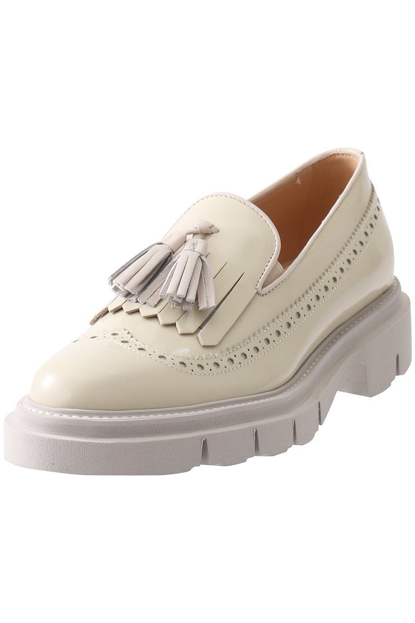 【ルカグロッシ/LucaGrossi】の厚底メダリオンタッセルローファー インテリア・キッズ・メンズ・レディースファッション・服の通販 founy(ファニー) 　ファッション　Fashion　レディースファッション　Fashion for Women　なめらか　Smooth, Silky Texture　クラシカル　Classical, Vintage-Inspired　シューズ　Shoes, Footwear　タッセル　Tassel, Fringe　フラット　Flat, Flat Shoes　厚底　Platform Shoes　アイボリー|ID: prp329100004876937 ipo3291000000036377070