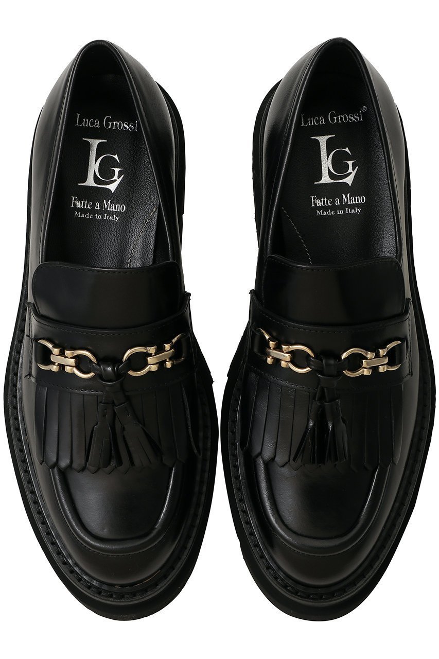 【ルカグロッシ/LucaGrossi】のキルトタッセルローファー 人気、トレンドファッション・服の通販 founy(ファニー) 　ファッション　Fashion　レディースファッション　Fashion for Women　キルト　Quilt, Quilted Fabric　シューズ　Shoes, Footwear　スタイリッシュ　Stylish, Fashionable　タッセル　Tassel, Fringe　チェーン　Chain, Chain Strap　フォルム　Silhouette, Form　フラット　Flat, Flat Shoes　厚底　Platform Shoes　定番　Standard, Basic Item　A/W・秋冬　Autumn/Winter　other-4|ID: prp329100004876944 ipo3291000000036377126