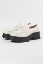 【エスメラルダ/Esmeralda】の【BONTRE】厚底コインローファー 人気、トレンドファッション・服の通販 founy(ファニー) ファッション Fashion レディースファッション Fashion for Women クール Cool, Chic シューズ Shoes, Footwear スニーカー Sneakers, Trainers フィット Fit, Slim Fit フラット Flat, Flat Shoes 再入荷 Restock / Back in Stock 厚底 Platform Shoes thumbnail アイボリー|ID: prp329100004876953 ipo3291000000036377189