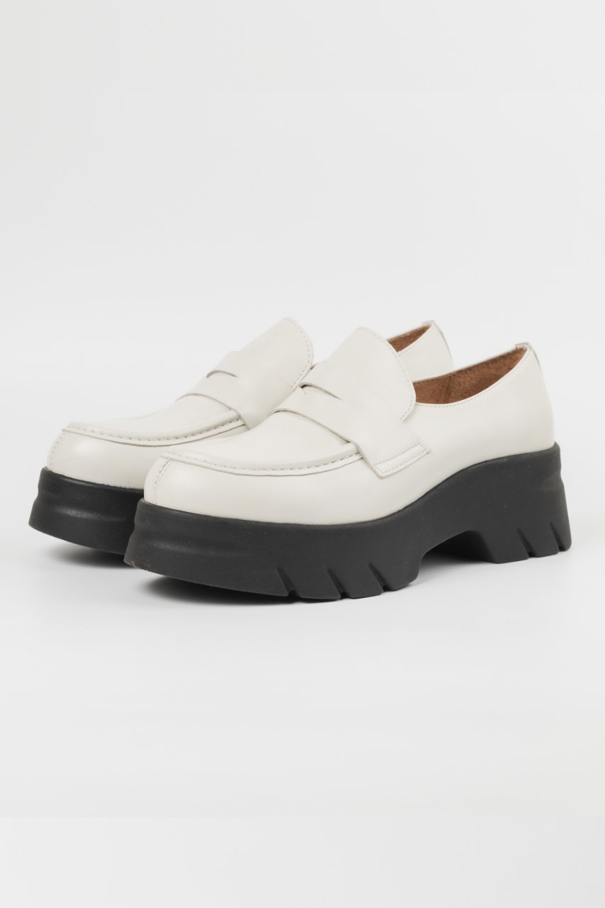 【エスメラルダ/Esmeralda】の【BONTRE】厚底コインローファー インテリア・キッズ・メンズ・レディースファッション・服の通販 founy(ファニー) 　ファッション　Fashion　レディースファッション　Fashion for Women　クール　Cool, Chic　シューズ　Shoes, Footwear　スニーカー　Sneakers, Trainers　フィット　Fit, Slim Fit　フラット　Flat, Flat Shoes　再入荷　Restock / Back in Stock　厚底　Platform Shoes　アイボリー|ID: prp329100004876953 ipo3291000000036377189