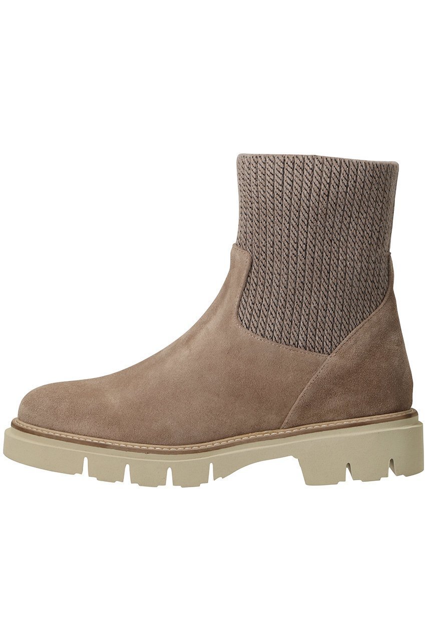 【ルカグロッシ/LucaGrossi】のリブニットショートブーツ インテリア・キッズ・メンズ・レディースファッション・服の通販 founy(ファニー) 　ファッション　Fashion　レディースファッション　Fashion for Women　コンビ　Combo, Combination Style　ショート　Short, Short Length　ミックス　Mix, Mixed Style　ワイド　Wide, Wide Fit　秋　Autumn　A/W・秋冬　Autumn/Winter　ベージュ|ID: prp329100004876957 ipo3291000000036377221