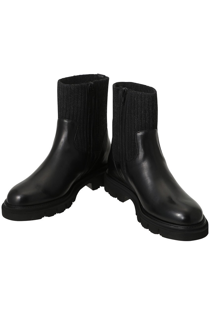 【ルカグロッシ/LucaGrossi】のリブニットショートブーツ 人気、トレンドファッション・服の通販 founy(ファニー) 　ファッション　Fashion　レディースファッション　Fashion for Women　コンビ　Combo, Combination Style　ショート　Short, Short Length　ミックス　Mix, Mixed Style　ワイド　Wide, Wide Fit　秋　Autumn　A/W・秋冬　Autumn/Winter　other-5|ID: prp329100004876957 ipo3291000000036377225