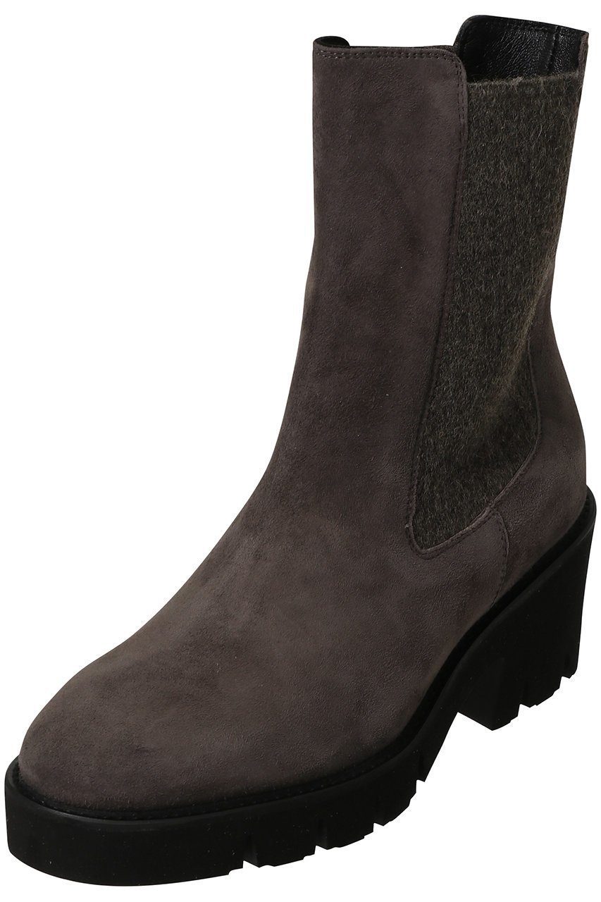 【ルカグロッシ/LucaGrossi】の厚底サイドフェルトゴアブーツ 人気、トレンドファッション・服の通販 founy(ファニー) 　ファッション　Fashion　レディースファッション　Fashion for Women　ショート　Short, Short Length　フェルト　Felt, Felt Fabric　ベーシック　Basic, Essential　厚底　Platform Shoes　other-2|ID: prp329100004876959 ipo3291000000036377238