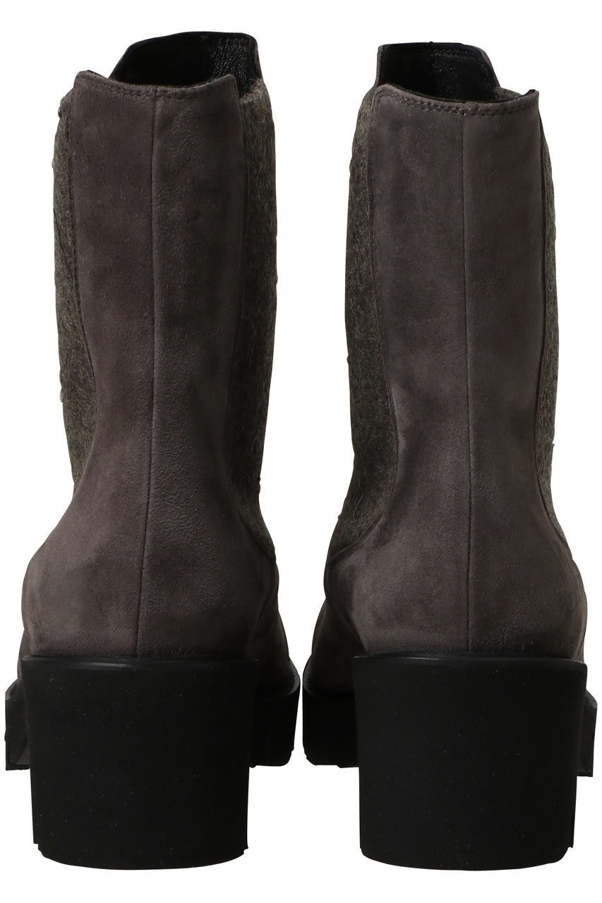 【ルカグロッシ/LucaGrossi】の厚底サイドフェルトゴアブーツ 人気、トレンドファッション・服の通販 founy(ファニー) 　ファッション　Fashion　レディースファッション　Fashion for Women　ショート　Short, Short Length　フェルト　Felt, Felt Fabric　ベーシック　Basic, Essential　厚底　Platform Shoes　other-3|ID: prp329100004876959 ipo3291000000036377239