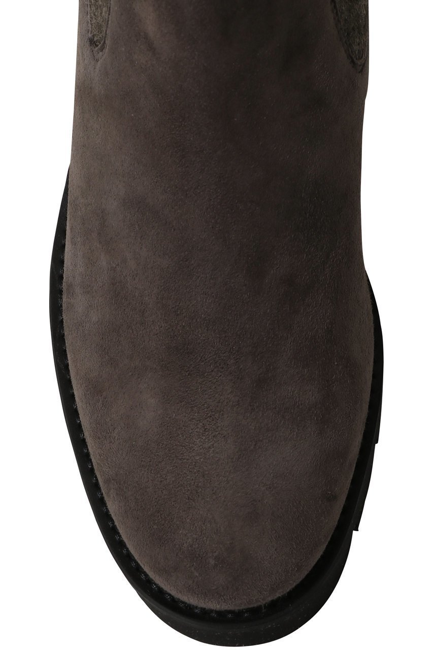 【ルカグロッシ/LucaGrossi】の厚底サイドフェルトゴアブーツ 人気、トレンドファッション・服の通販 founy(ファニー) 　ファッション　Fashion　レディースファッション　Fashion for Women　ショート　Short, Short Length　フェルト　Felt, Felt Fabric　ベーシック　Basic, Essential　厚底　Platform Shoes　other-4|ID: prp329100004876959 ipo3291000000036377240