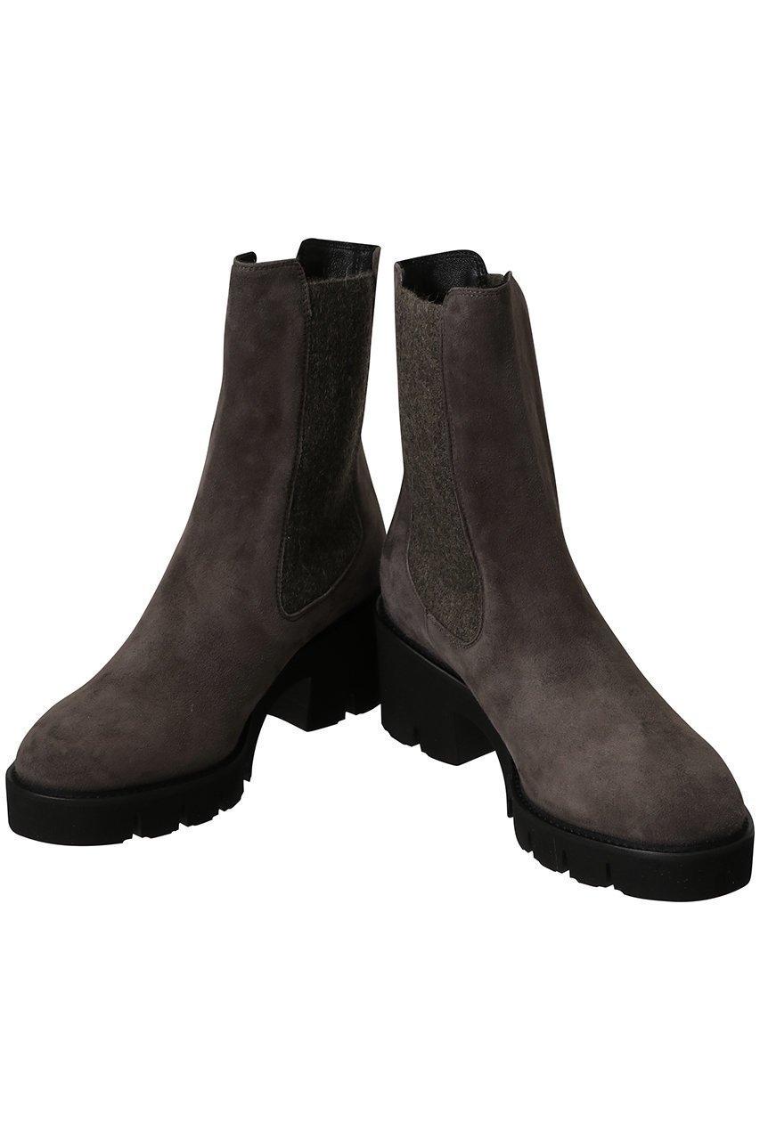 【ルカグロッシ/LucaGrossi】の厚底サイドフェルトゴアブーツ 人気、トレンドファッション・服の通販 founy(ファニー) 　ファッション　Fashion　レディースファッション　Fashion for Women　ショート　Short, Short Length　フェルト　Felt, Felt Fabric　ベーシック　Basic, Essential　厚底　Platform Shoes　other-5|ID: prp329100004876959 ipo3291000000036377241