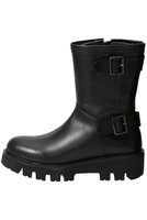 【エスメラルダ/Esmeralda】の【BONTRE】ミドルバイカーブーツ 人気、トレンドファッション・服の通販 founy(ファニー) ファッション Fashion レディースファッション Fashion for Women クール Cool, Chic シルバー Silver, Metallic Silver ミドル Middle Length, Mid Height エレガント 上品 Elegant |ID:prp329100004876964