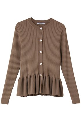 【スローン/SLOANE】の16Gワイドリブ エクストラファインメリノウール ペプラムカーディガン 人気、トレンドファッション・服の通販 founy(ファニー) ファッション Fashion レディースファッション Fashion for Women トップス・カットソー Cut & Sew Tops ニット Knit Tops & Sweaters カーディガン・羽織り Layered Style Cardigans カーディガン Cardigan, Knitwear ペプラム Peplum, Flared Hem ワイドリブ Wide Rib, Wide Ribbed Knit |ID:prp329100004876975