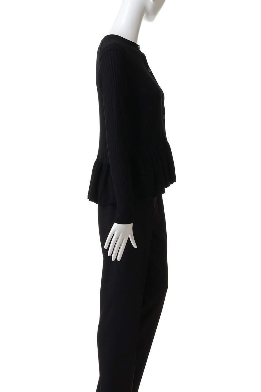 【スローン/SLOANE】の16Gワイドリブ エクストラファインメリノウール ペプラムカーディガン 人気、トレンドファッション・服の通販 founy(ファニー) 　ファッション　Fashion　レディースファッション　Fashion for Women　トップス・カットソー　Cut & Sew Tops　ニット　Knit Tops & Sweaters　カーディガン・羽織り　Layered Style Cardigans　カーディガン　Cardigan, Knitwear　ペプラム　Peplum, Flared Hem　ワイドリブ　Wide Rib, Wide Ribbed Knit　other-3|ID: prp329100004876975 ipo3291000000036377360