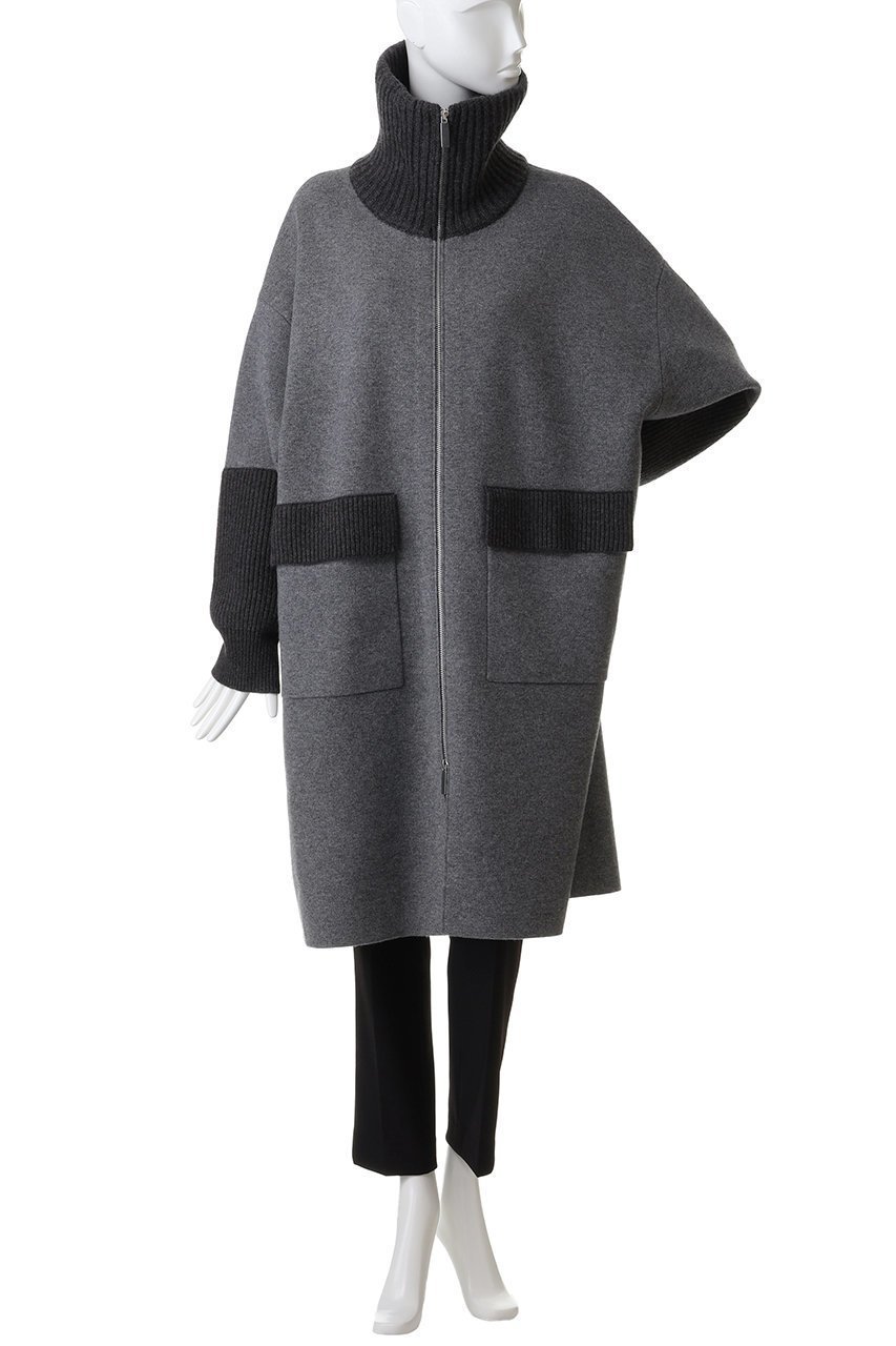 【アダワス/ADAWAS】のULTRAFINE メリノニット コート 人気、トレンドファッション・服の通販 founy(ファニー) 　ファッション　Fashion　レディースファッション　Fashion for Women　アウター　Coat / Outerwear Collection　コート・ロングコート・ピーコート　Long Coats, Peacoats & More　シンプル　Simple, Minimal　フラップ　Flap, Flap Pocket　ポケット　Pocket, Pocket Detail　ロング　Long, Long-Length　畦　Ribbed Knit　A/W・秋冬　Autumn/Winter　other-2|ID: prp329100004876976 ipo3291000000036377365