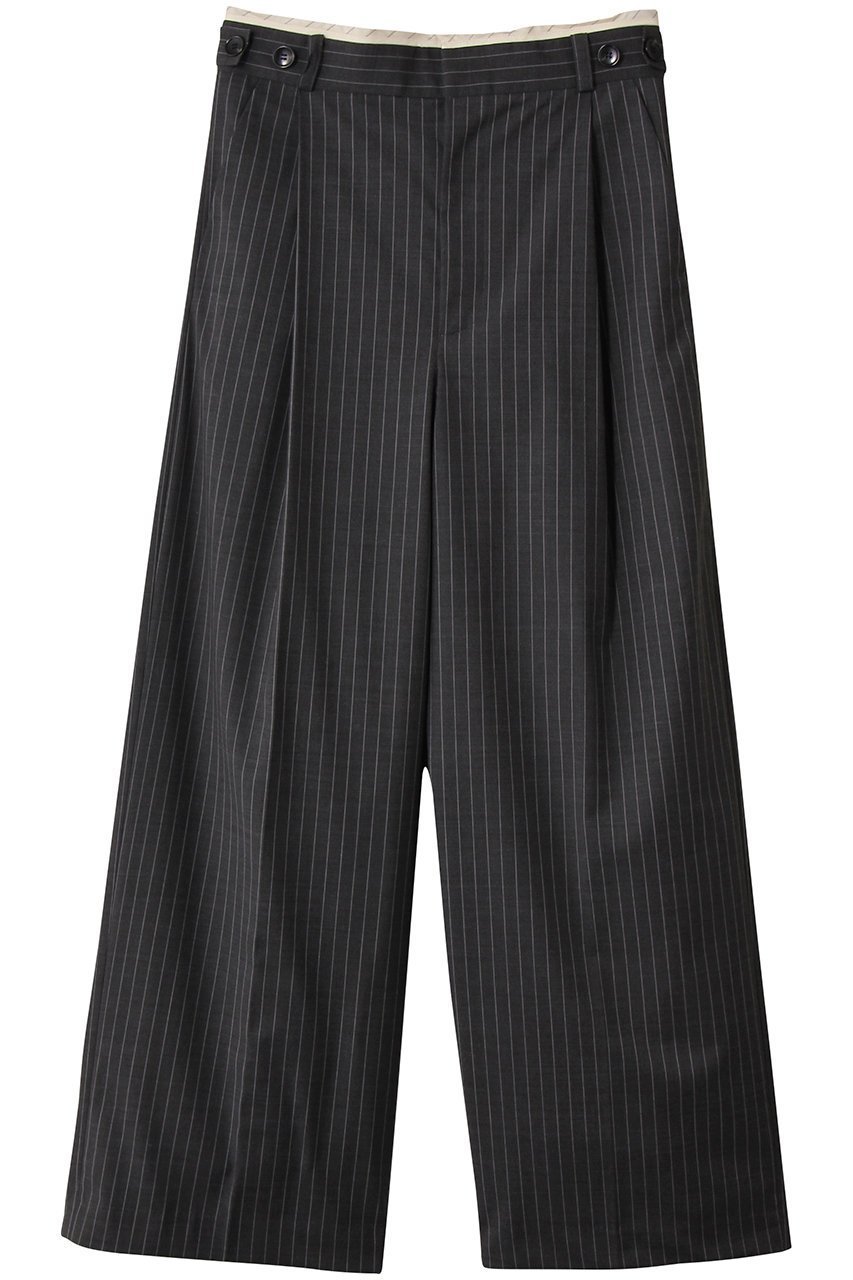 【プランク プロジェクト/PRANK PROJECT】のウーステッドセンタープレスワイドパンツ / Wool-Sleeved Center Press Wide Pants インテリア・キッズ・メンズ・レディースファッション・服の通販 founy(ファニー) 　ファッション　Fashion　レディースファッション　Fashion for Women　パンツ　Pants & Trousers　おすすめ　Recommended / Our Picks　センター　Center, Center Line　ロング　Long, Long-Length　ワイド　Wide, Wide Fit　GRY(グレー)|ID: prp329100004876984 ipo3291000000036377421
