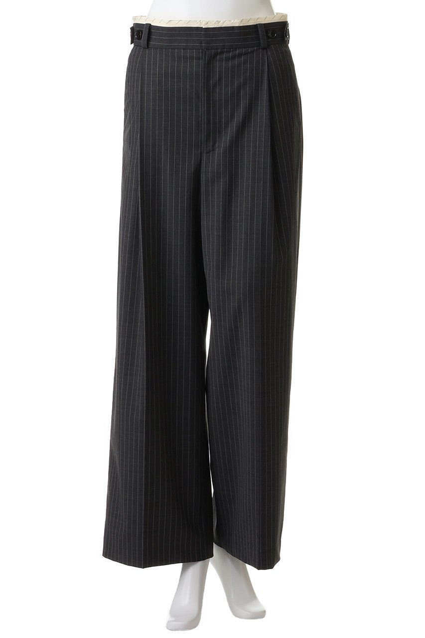 【プランク プロジェクト/PRANK PROJECT】のウーステッドセンタープレスワイドパンツ / Wool-Sleeved Center Press Wide Pants 人気、トレンドファッション・服の通販 founy(ファニー) 　ファッション　Fashion　レディースファッション　Fashion for Women　パンツ　Pants & Trousers　おすすめ　Recommended / Our Picks　センター　Center, Center Line　ロング　Long, Long-Length　ワイド　Wide, Wide Fit　other-2|ID: prp329100004876984 ipo3291000000036377424