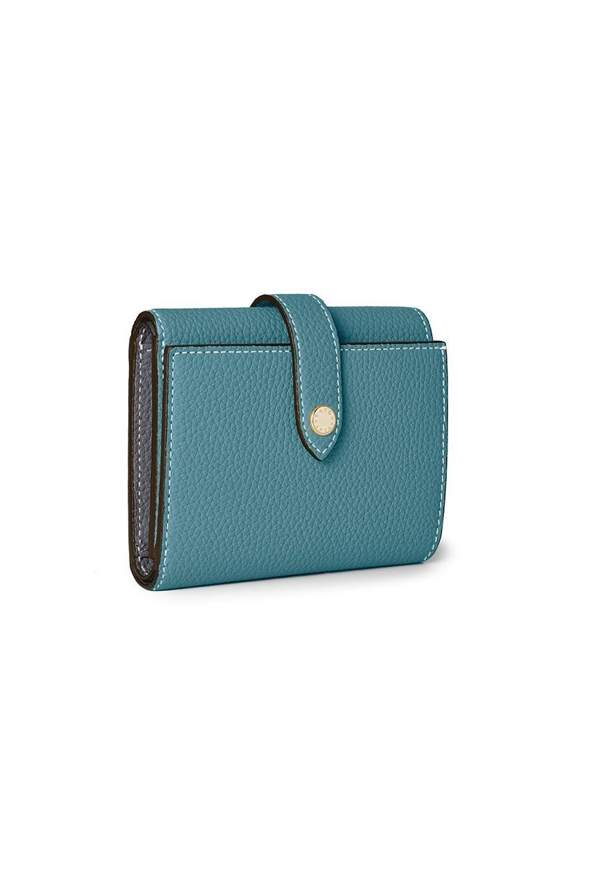 【ボナベンチュラ/BONAVENTURA】のベルテッド トリフォールド ウォレット シュリンクレザー インテリア・キッズ・メンズ・レディースファッション・服の通販 founy(ファニー) 　ファッション　Fashion　レディースファッション　Fashion for Women　ミニ財布・二つ折り財布　Wallets & Card Cases　ユニセックス　Unisex, Genderless　おすすめ　Recommended / Our Picks　ウォレット　Wallet　ギフト プレゼント　Gift / Present　コンパクト　Compact, Small Size　シルバー　Silver, Metallic Silver　スリム　Slim, Slim Fit　ポケット　Pocket, Pocket Detail　人気　Popular, Best Seller　新作・新入荷　New Arrivals / New In　財布　Wallet, Purse　ブルーシアン×チャコールグレー|ID: prp329100004877170 ipo3291000000036380838