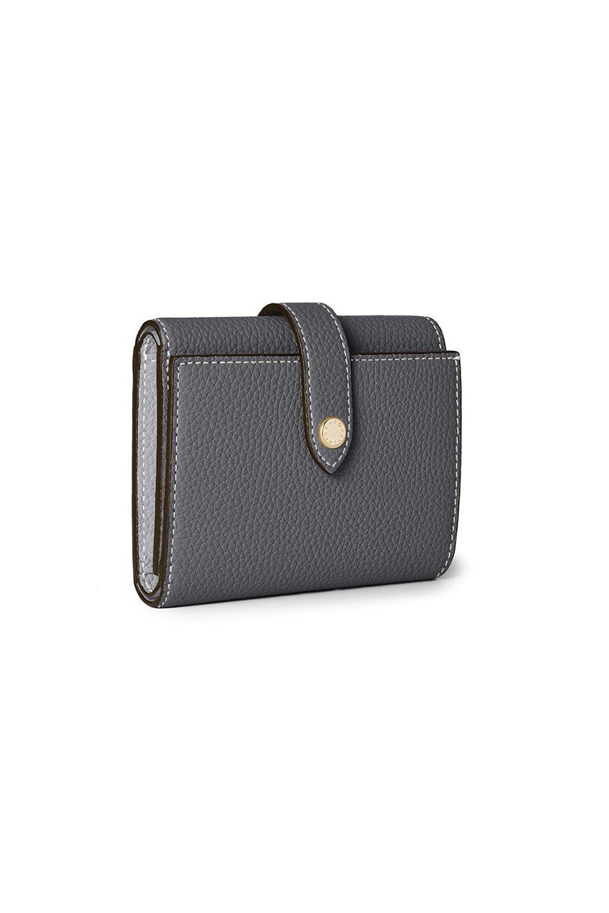 【ボナベンチュラ/BONAVENTURA】のベルテッド トリフォールド ウォレット シュリンクレザー インテリア・キッズ・メンズ・レディースファッション・服の通販 founy(ファニー) 　ファッション　Fashion　レディースファッション　Fashion for Women　ミニ財布・二つ折り財布　Wallets & Card Cases　ユニセックス　Unisex, Genderless　おすすめ　Recommended / Our Picks　ウォレット　Wallet　ギフト プレゼント　Gift / Present　コンパクト　Compact, Small Size　シルバー　Silver, Metallic Silver　スリム　Slim, Slim Fit　ポケット　Pocket, Pocket Detail　人気　Popular, Best Seller　新作・新入荷　New Arrivals / New In　財布　Wallet, Purse　チャコール×トゥルーグレー|ID: prp329100004877171 ipo3291000000036380845