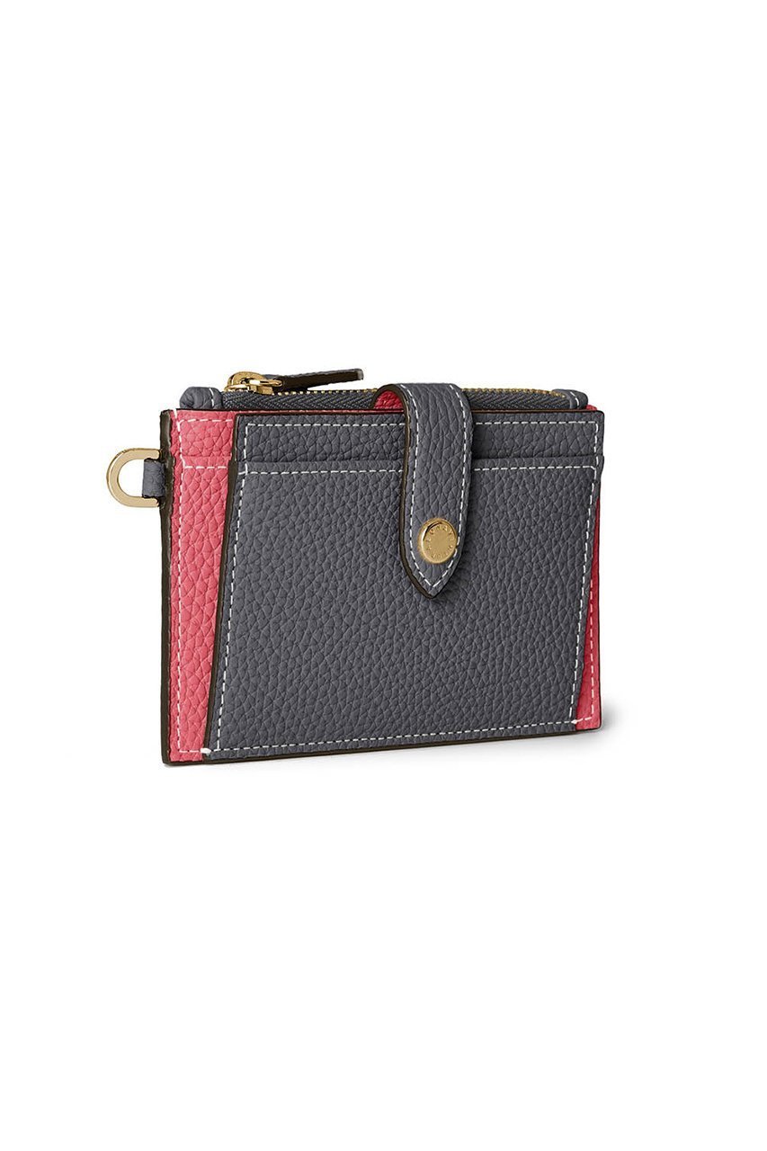 【ボナベンチュラ/BONAVENTURA】のベルテッド フラップ付きカードケース シュリンクレザー インテリア・キッズ・メンズ・レディースファッション・服の通販 founy(ファニー) 　ファッション　Fashion　レディースファッション　Fashion for Women　ミニ財布・二つ折り財布　Wallets & Card Cases　カードケース/名刺入れ　Card Holders & Business Cases　ユニセックス　Unisex, Genderless　おすすめ　Recommended / Our Picks　ギフト プレゼント　Gift / Present　コンパクト　Compact, Small Size　シルバー　Silver, Metallic Silver　フラップ　Flap, Flap Pocket　ポケット　Pocket, Pocket Detail　人気　Popular, Best Seller　新作・新入荷　New Arrivals / New In　財布　Wallet, Purse　チャコール×アザレ|ID: prp329100004877172 ipo3291000000036380882