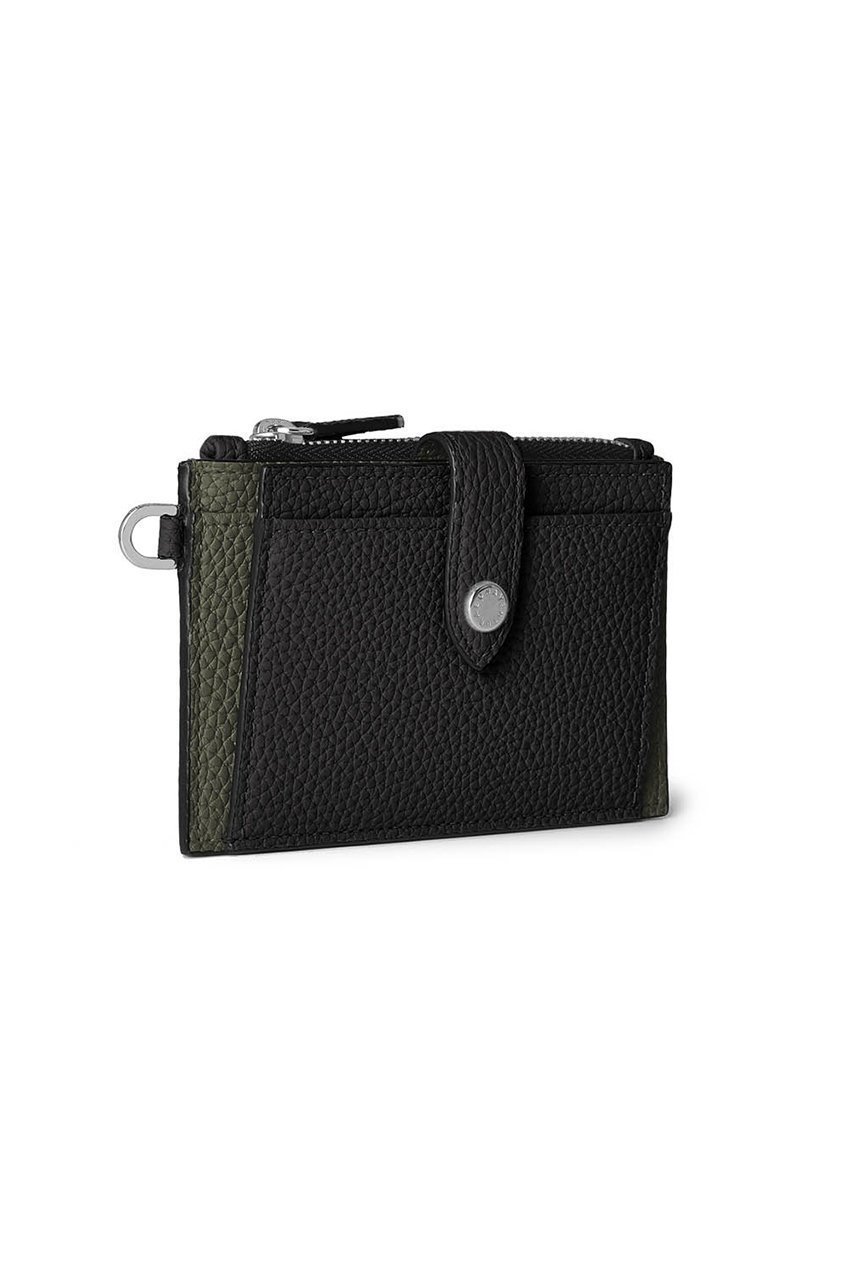 【ボナベンチュラ/BONAVENTURA】のベルテッド フラップ付きカードケース シュリンクレザー インテリア・キッズ・メンズ・レディースファッション・服の通販 founy(ファニー) 　ファッション　Fashion　レディースファッション　Fashion for Women　ミニ財布・二つ折り財布　Wallets & Card Cases　カードケース/名刺入れ　Card Holders & Business Cases　ユニセックス　Unisex, Genderless　おすすめ　Recommended / Our Picks　ギフト プレゼント　Gift / Present　コンパクト　Compact, Small Size　シルバー　Silver, Metallic Silver　フラップ　Flap, Flap Pocket　ポケット　Pocket, Pocket Detail　人気　Popular, Best Seller　新作・新入荷　New Arrivals / New In　財布　Wallet, Purse　ブラック×オリーブ|ID: prp329100004877173 ipo3291000000036380881