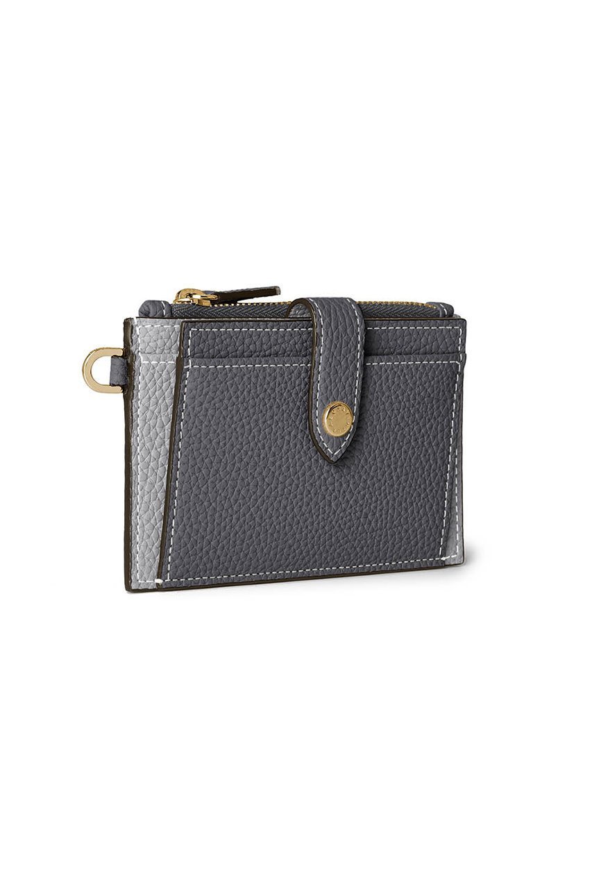 【ボナベンチュラ/BONAVENTURA】のベルテッド フラップ付きカードケース シュリンクレザー インテリア・キッズ・メンズ・レディースファッション・服の通販 founy(ファニー) 　ファッション　Fashion　レディースファッション　Fashion for Women　ミニ財布・二つ折り財布　Wallets & Card Cases　カードケース/名刺入れ　Card Holders & Business Cases　ユニセックス　Unisex, Genderless　おすすめ　Recommended / Our Picks　ギフト プレゼント　Gift / Present　コンパクト　Compact, Small Size　シルバー　Silver, Metallic Silver　フラップ　Flap, Flap Pocket　ポケット　Pocket, Pocket Detail　人気　Popular, Best Seller　新作・新入荷　New Arrivals / New In　財布　Wallet, Purse　チャコール×トゥルーグレー|ID: prp329100004877173 ipo3291000000036380885