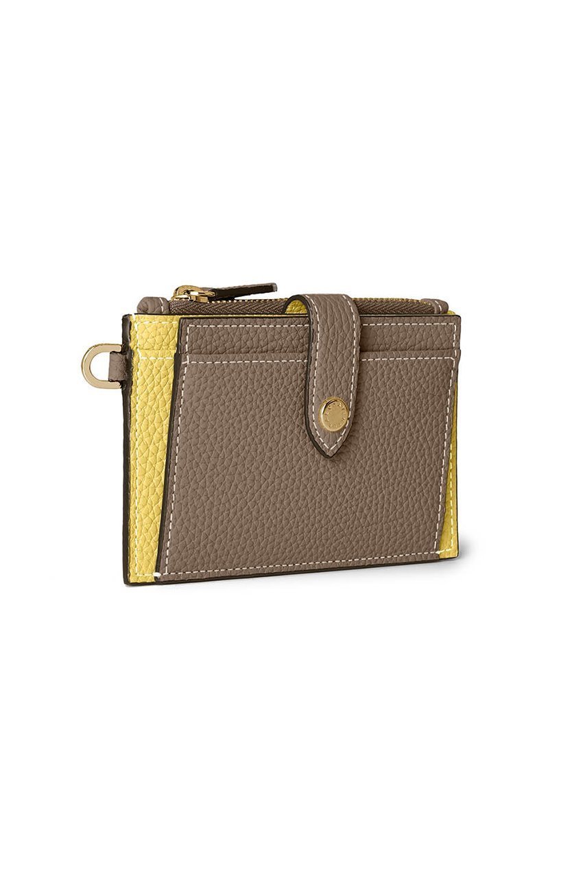 【ボナベンチュラ/BONAVENTURA】のベルテッド フラップ付きカードケース シュリンクレザー インテリア・キッズ・メンズ・レディースファッション・服の通販 founy(ファニー) 　ファッション　Fashion　レディースファッション　Fashion for Women　ミニ財布・二つ折り財布　Wallets & Card Cases　カードケース/名刺入れ　Card Holders & Business Cases　ユニセックス　Unisex, Genderless　おすすめ　Recommended / Our Picks　ギフト プレゼント　Gift / Present　コンパクト　Compact, Small Size　シルバー　Silver, Metallic Silver　フラップ　Flap, Flap Pocket　ポケット　Pocket, Pocket Detail　人気　Popular, Best Seller　新作・新入荷　New Arrivals / New In　財布　Wallet, Purse　エトープ×イエロー|ID: prp329100004877173 ipo3291000000036380887