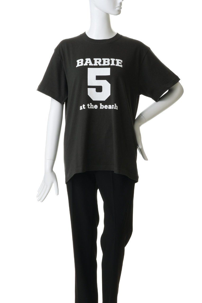 【ヘルシーデニム/Healthy Denim】のBarbie5 at the beach ロゴTシャツ 人気、トレンドファッション・服の通販 founy(ファニー) 　ファッション　Fashion　レディースファッション　Fashion for Women　トップス・カットソー　Cut & Sew Tops　シャツ・ブラウス・オフィスカジュアル　Elegant Blouses & Button-Ups　ロングTシャツ・Tシャツ　Longline T-Shirts & Tees　カットソー・ベーシックTシャツ　Cut-and-Sewn Tops / Stretch Tees & Basics　インナー　Innerwear　ショート　Short, Short Length　シンプル　Simple, Minimal　スリーブ　Sleeve, Long Sleeve / Short Sleeve　フロント　Front, Front Design　プリント　Print, Printed Pattern　夏　Summer　新作・新入荷　New Arrivals / New In　春　Spring　S/S・春夏　SS, Spring/Summer, Warm Season　other-2|ID: prp329100004877222 ipo3291000000036381309