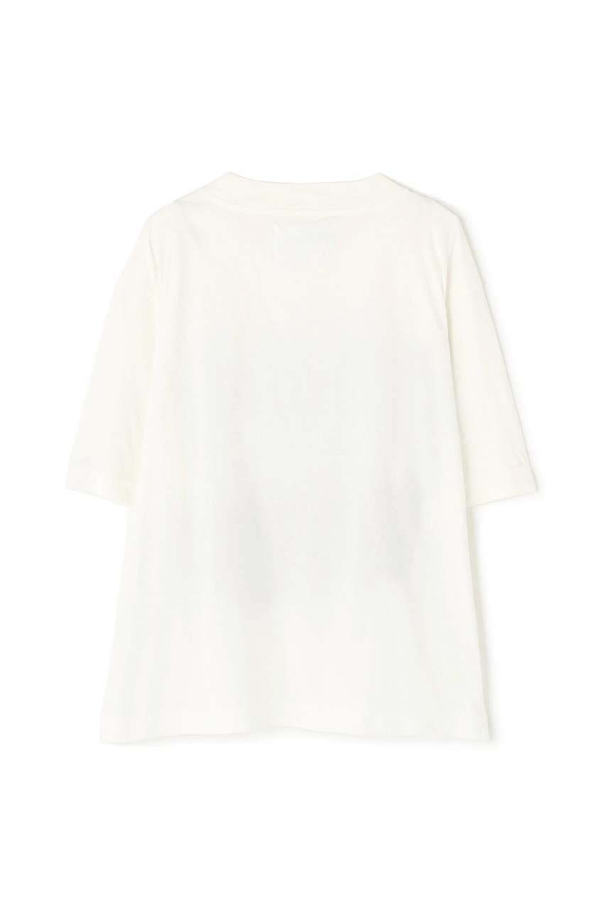 【マーガレットハウエル/MARGARET HOWELL】のLIGHT COTTON JERSEY TOP 人気、トレンドファッション・服の通販 founy(ファニー) 　ファッション　Fashion　レディースファッション　Fashion for Women　トップス・カットソー　Cut & Sew Tops　シャツ・ブラウス・オフィスカジュアル　Elegant Blouses & Button-Ups　ロングTシャツ・Tシャツ　Longline T-Shirts & Tees　カットソー・ベーシックTシャツ　Cut-and-Sewn Tops / Stretch Tees & Basics　ショート　Short, Short Length　シルク　Silk, 100% Silk　ストライプ　Stripe, Striped Pattern　スリーブ　Sleeve, Long Sleeve / Short Sleeve　ブロック　Block, Solid Block Pattern　プリント　Print, Printed Pattern　新作・新入荷　New Arrivals / New In　other-5|ID: prp329100004877230 ipo3291000000036381370