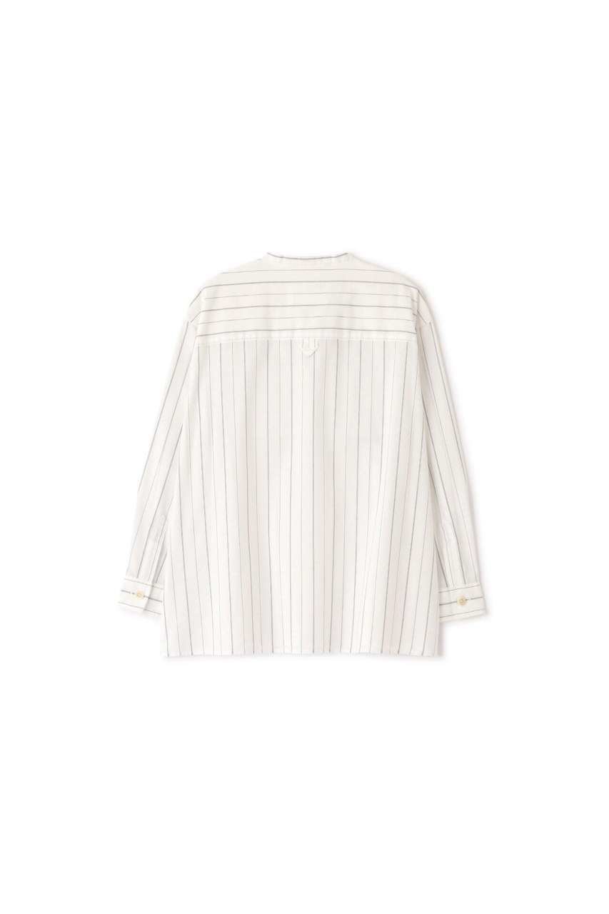 【マーガレットハウエル/MARGARET HOWELL】のGRAPHIC COTTON STRIPE 人気、トレンドファッション・服の通販 founy(ファニー) 　ファッション　Fashion　レディースファッション　Fashion for Women　トップス・カットソー　Cut & Sew Tops　シャツ・ブラウス・オフィスカジュアル　Elegant Blouses & Button-Ups　ロングTシャツ・Tシャツ　Longline T-Shirts & Tees　カットソー・ベーシックTシャツ　Cut-and-Sewn Tops / Stretch Tees & Basics　ストライプ　Stripe, Striped Pattern　スリーブ　Sleeve, Long Sleeve / Short Sleeve　フロント　Front, Front Design　リラックス　Relax, Relaxed Fit　ロング　Long, Long-Length　エレガント 上品　Elegant　新作・新入荷　New Arrivals / New In　other-6|ID: prp329100004877232 ipo3291000000036381387