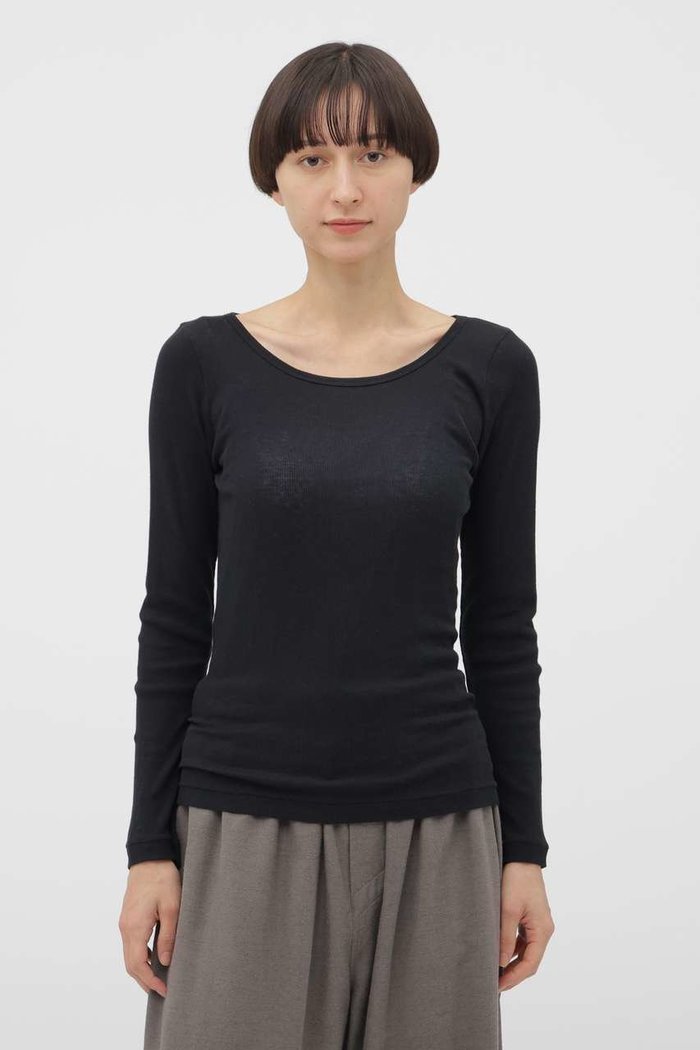 【マーガレットハウエル/MARGARET HOWELL】のCOTTON SILK RIB TOP インテリア・キッズ・メンズ・レディースファッション・服の通販 founy(ファニー) https://founy.com/ ファッション Fashion レディースファッション Fashion for Women トップス・カットソー Cut & Sew Tops シャツ・ブラウス・オフィスカジュアル Elegant Blouses & Button-Ups ロングTシャツ・Tシャツ Longline T-Shirts & Tees カットソー・ベーシックTシャツ Cut-and-Sewn Tops / Stretch Tees & Basics なめらか Smooth, Silky Texture シルク Silk, 100% Silk スリーブ Sleeve, Long Sleeve / Short Sleeve テレコ Ribbed, Rib Stitch フィット Fit, Slim Fit メランジ Melange, Mixed Yarn ロング Long, Long-Length 新作・新入荷 New Arrivals / New In |ID: prp329100004877240 ipo3291000000036381446