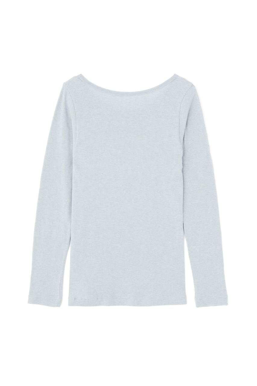 【マーガレットハウエル/MARGARET HOWELL】のCOTTON SILK RIB TOP 人気、トレンドファッション・服の通販 founy(ファニー) 　ファッション　Fashion　レディースファッション　Fashion for Women　トップス・カットソー　Cut & Sew Tops　シャツ・ブラウス・オフィスカジュアル　Elegant Blouses & Button-Ups　ロングTシャツ・Tシャツ　Longline T-Shirts & Tees　カットソー・ベーシックTシャツ　Cut-and-Sewn Tops / Stretch Tees & Basics　なめらか　Smooth, Silky Texture　シルク　Silk, 100% Silk　スリーブ　Sleeve, Long Sleeve / Short Sleeve　テレコ　Ribbed, Rib Stitch　フィット　Fit, Slim Fit　メランジ　Melange, Mixed Yarn　ロング　Long, Long-Length　新作・新入荷　New Arrivals / New In　other-5|ID: prp329100004877240 ipo3291000000036381453