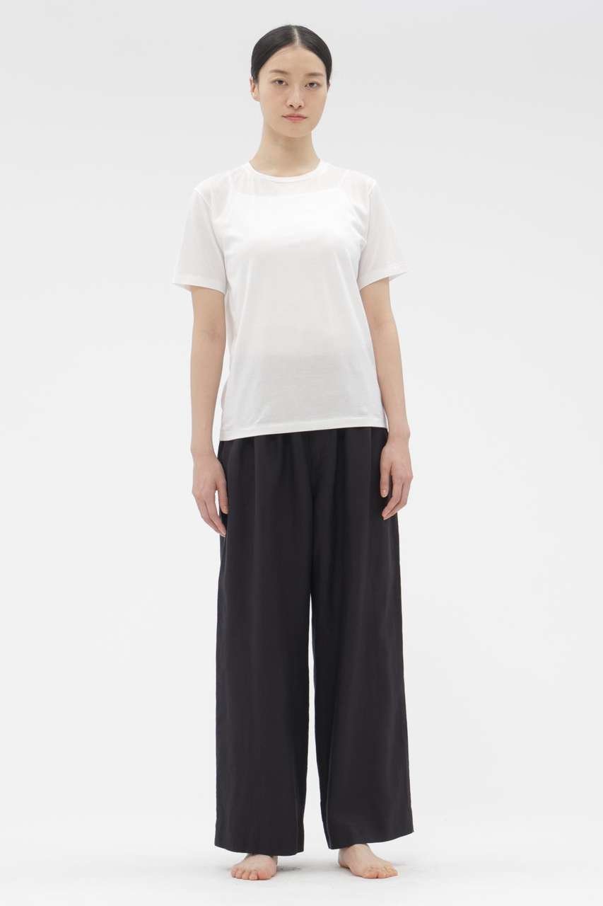 【マーガレットハウエル/MARGARET HOWELL】のSUPERFINE COTTON JERSEY TOP 人気、トレンドファッション・服の通販 founy(ファニー) 　ファッション　Fashion　レディースファッション　Fashion for Women　トップス・カットソー　Cut & Sew Tops　シャツ・ブラウス・オフィスカジュアル　Elegant Blouses & Button-Ups　ロングTシャツ・Tシャツ　Longline T-Shirts & Tees　カットソー・ベーシックTシャツ　Cut-and-Sewn Tops / Stretch Tees & Basics　なめらか　Smooth, Silky Texture　ショート　Short, Short Length　シンプル　Simple, Minimal　スリーブ　Sleeve, Long Sleeve / Short Sleeve　フィット　Fit, Slim Fit　ベーシック　Basic, Essential　リラックス　Relax, Relaxed Fit　新作・新入荷　New Arrivals / New In　other-2|ID: prp329100004877242 ipo3291000000036381465