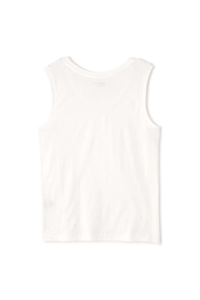 【マーガレットハウエル/MARGARET HOWELL】のSUPERFINE COTTON JERSEY TOP 人気、トレンドファッション・服の通販 founy(ファニー) 　ファッション　Fashion　レディースファッション　Fashion for Women　トップス・カットソー　Cut & Sew Tops　キャミソール&ノースリーブ　Camisoles & Sleeveless Tops　シャツ・ブラウス・オフィスカジュアル　Elegant Blouses & Button-Ups　ロングTシャツ・Tシャツ　Longline T-Shirts & Tees　カットソー・ベーシックTシャツ　Cut-and-Sewn Tops / Stretch Tees & Basics　なめらか　Smooth, Silky Texture　インナー　Innerwear　キャミソール　Camisole, Spaghetti Strap Top　タンク　Tank Top, Sleeveless Top　新作・新入荷　New Arrivals / New In　other-5|ID: prp329100004877246 ipo3291000000036381497