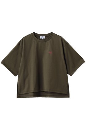 【ランバン オン ブルー/LANVIN en Bleu】 ワンポイントロゴTシャツ人気、トレンドファッション・服の通販 founy(ファニー) ファッション Fashion レディースファッション Fashion for Women トップス・カットソー Cut & Sew Tops シャツ・ブラウス・オフィスカジュアル Elegant Blouses & Button-Ups ロングTシャツ・Tシャツ Longline T-Shirts & Tees カットソー・ベーシックTシャツ Cut-and-Sewn Tops / Stretch Tees & Basics ショート Short, Short Length スラックス Slacks, Dress Pants スリーブ Sleeve, Long Sleeve / Short Sleeve デニム Denim, Jeans Material バランス Balance, Style Balance プリント Print, Printed Pattern ワンポイント One Point, Statement Accent 新作・新入荷 New Arrivals / New In |ID:prp329100004877248