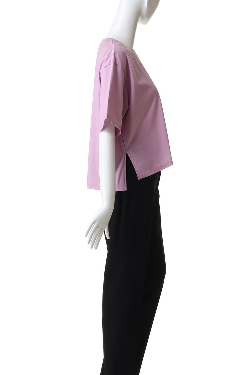 【ランバン オン ブルー/LANVIN en Bleu】のワンポイントロゴTシャツ 人気、トレンドファッション・服の通販 founy(ファニー) 　ファッション　Fashion　レディースファッション　Fashion for Women　トップス・カットソー　Cut & Sew Tops　シャツ・ブラウス・オフィスカジュアル　Elegant Blouses & Button-Ups　ロングTシャツ・Tシャツ　Longline T-Shirts & Tees　カットソー・ベーシックTシャツ　Cut-and-Sewn Tops / Stretch Tees & Basics　ショート　Short, Short Length　スラックス　Slacks, Dress Pants　スリーブ　Sleeve, Long Sleeve / Short Sleeve　デニム　Denim, Jeans Material　バランス　Balance, Style Balance　プリント　Print, Printed Pattern　ワンポイント　One Point, Statement Accent　新作・新入荷　New Arrivals / New In　other-3|ID: prp329100004877248 ipo3291000000036381513