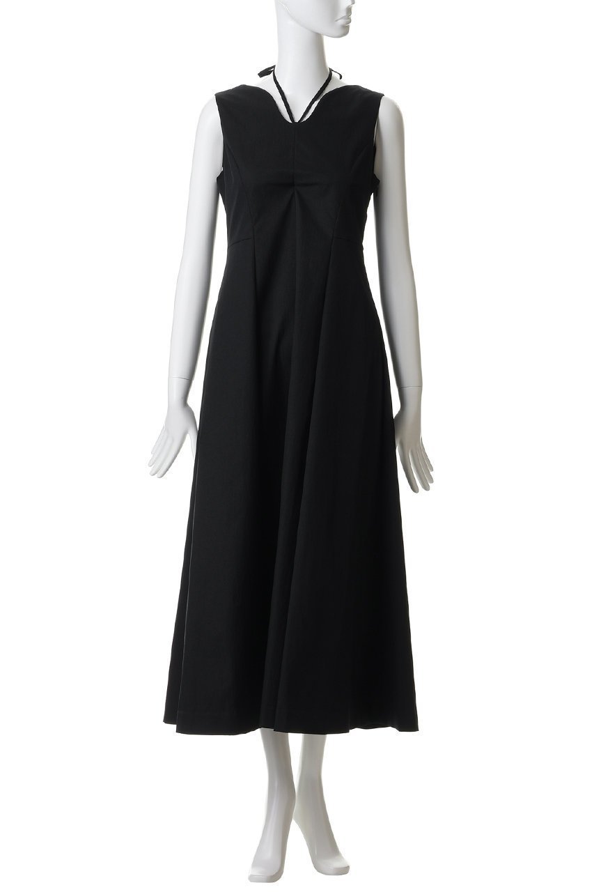 【ランバン オン ブルー/LANVIN en Bleu】のはっ水タフタノースリーブワンピース 人気、トレンドファッション・服の通販 founy(ファニー) 　ファッション　Fashion　レディースファッション　Fashion for Women　ワンピース　Dresses　チュニック　Tunic Tops & Dresses　エレガント 上品　Elegant　オケージョン　Occasion Wear　タフタ　Taffeta, Structured Fabric　チュニック　Tunic, Long Top　パーティ　Party, Party Style　リボン　Ribbon, Bow　ロング　Long, Long-Length　新作・新入荷　New Arrivals / New In　other-2|ID: prp329100004877255 ipo3291000000036381570