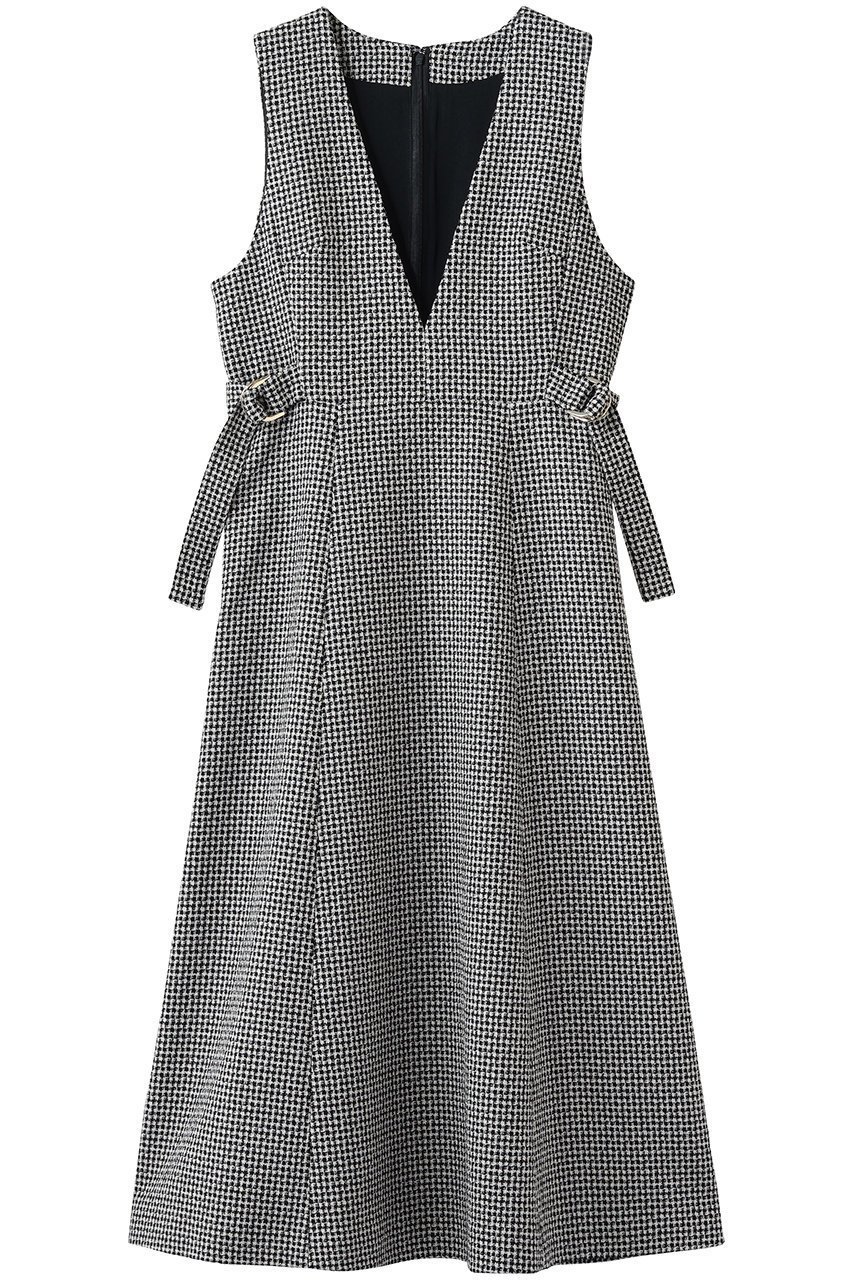 【アナイ/ANAYI】のドビーツィードジャンパーワンピース 人気、トレンドファッション・服の通販 founy(ファニー) 　ファッション　Fashion　レディースファッション　Fashion for Women　ワンピース　Dresses　チュニック　Tunic Tops & Dresses　チュニック　Tunic, Long Top　ツイード　Twill, Twill Weave　フィット　Fit, Slim Fit　フレア　Flare, Flared　ロング　Long, Long-Length　エレガント 上品　Elegant　 other-1|ID: prp329100004877257 ipo3291000000036381582