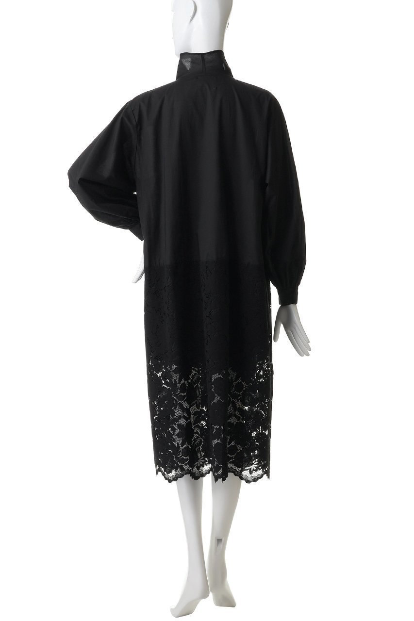 【ミディウミソリッド/MIDIUMISOLID】のlace combi shirt OP ワンピース 人気、トレンドファッション・服の通販 founy(ファニー) 　ファッション　Fashion　レディースファッション　Fashion for Women　ワンピース　Dresses　チュニック　Tunic Tops & Dresses　エレガント 上品　Elegant　ジュエリー　Jewelry, Accessories　ストレート　Straight, Straight Cut　チュニック　Tunic, Long Top　フラワー　Flower, Floral　モチーフ　Motif, Design Theme　リボン　Ribbon, Bow　レース　Lace, Lace Fabric　ロング　Long, Long-Length　新作・新入荷　New Arrivals / New In　other-4|ID: prp329100004877258 ipo3291000000036381594