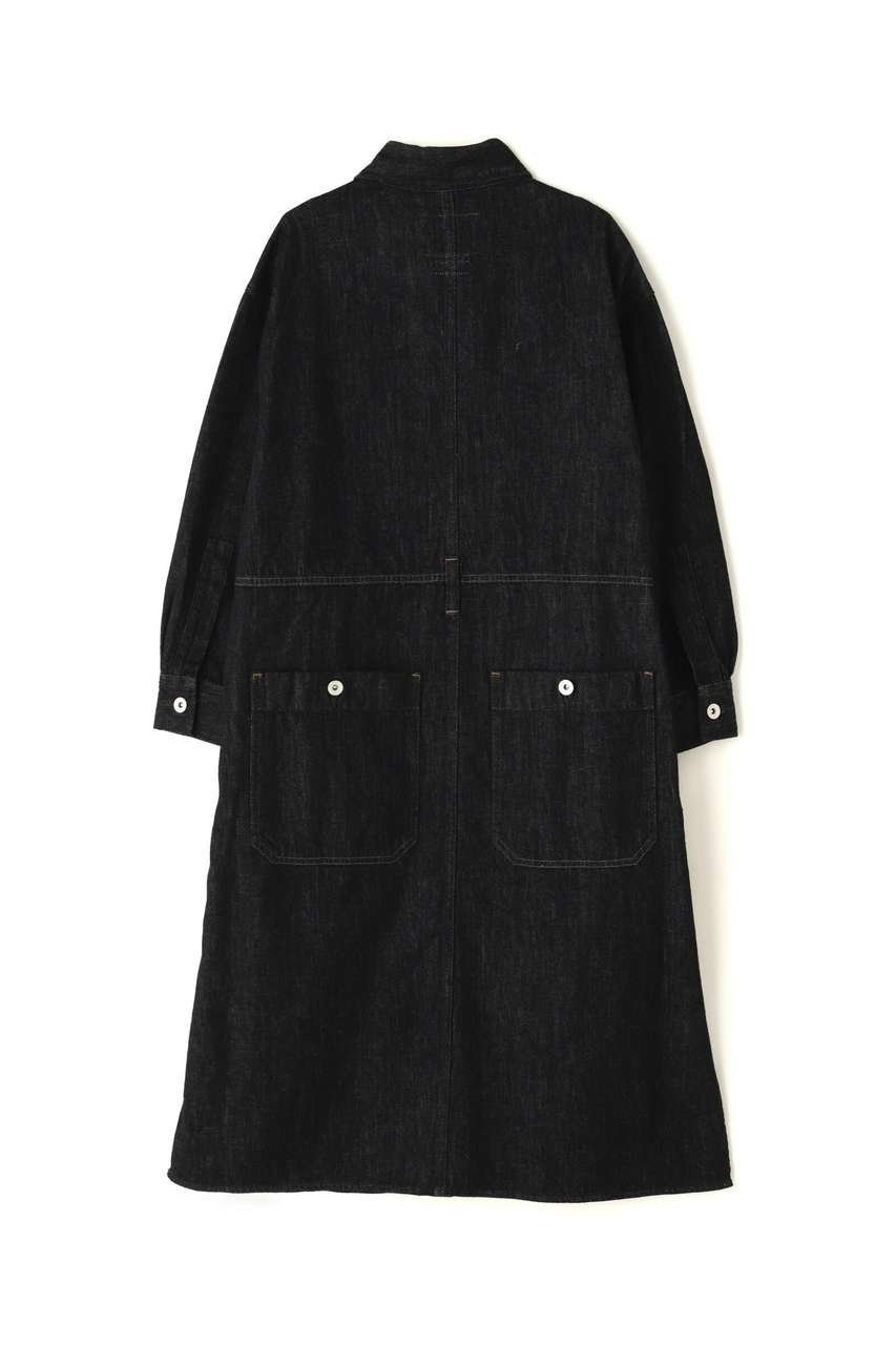 【マーガレットハウエル/MARGARET HOWELL】のCANTON LIGHT DENIM BLACK 人気、トレンドファッション・服の通販 founy(ファニー) 　ファッション　Fashion　レディースファッション　Fashion for Women　ワンピース　Dresses　チュニック　Tunic Tops & Dresses　ジーンズ　Jeans, Denim Pants　チュニック　Tunic, Long Top　デニム　Denim, Jeans Material　ドレス　Dress, One-Piece　ネップ　Nepp, Slub Yarn　バランス　Balance, Style Balance　ポケット　Pocket, Pocket Detail　ループ　Loop, Loop Knit　ロング　Long, Long-Length　ワーク　Workwear, Utility Style　新作・新入荷　New Arrivals / New In　other-5|ID: prp329100004877262 ipo3291000000036381625