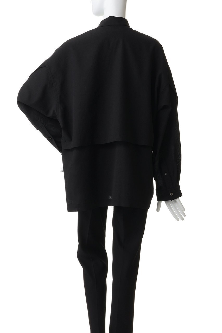 【メゾンスペシャル/MAISON SPECIAL】の【UNISEX】ヨークリベットシャツ 人気、トレンドファッション・服の通販 founy(ファニー) 　ファッション　Fashion　レディースファッション　Fashion for Women　トップス・カットソー　Cut & Sew Tops　シャツ・ブラウス・オフィスカジュアル　Elegant Blouses & Button-Ups　ユニセックス　Unisex, Genderless　ショルダー　Shoulder, Shoulder Strap　シンプル　Simple, Minimal　スリーブ　Sleeve, Long Sleeve / Short Sleeve　ドロップ　Drop Shoulder, Dropped Style　ヨーク　Yoke, Yoke Design　ロング　Long, Long-Length　新作・新入荷　New Arrivals / New In　other-4|ID: prp329100004877268 ipo3291000000036381666