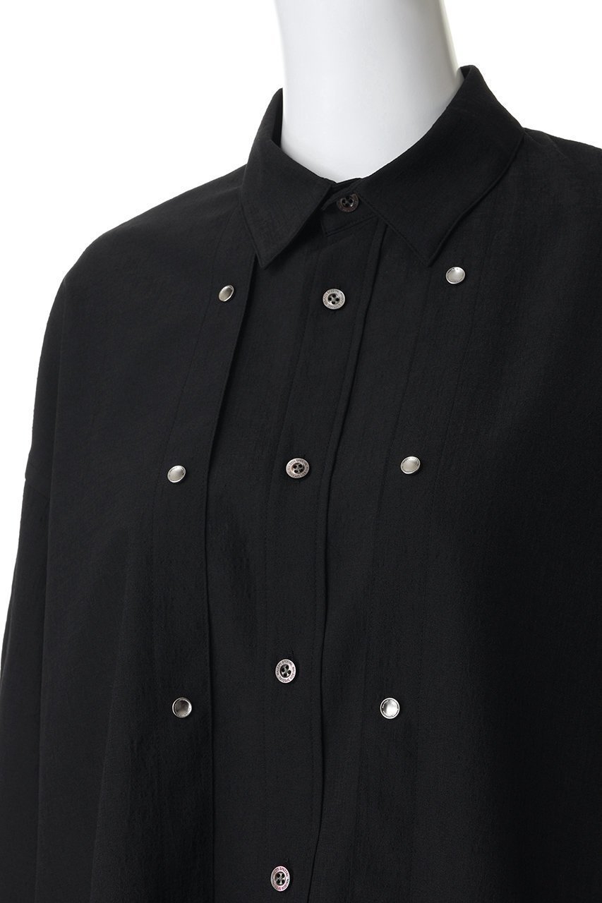 【メゾンスペシャル/MAISON SPECIAL】の【UNISEX】ヨークリベットシャツ 人気、トレンドファッション・服の通販 founy(ファニー) 　ファッション　Fashion　レディースファッション　Fashion for Women　トップス・カットソー　Cut & Sew Tops　シャツ・ブラウス・オフィスカジュアル　Elegant Blouses & Button-Ups　ユニセックス　Unisex, Genderless　ショルダー　Shoulder, Shoulder Strap　シンプル　Simple, Minimal　スリーブ　Sleeve, Long Sleeve / Short Sleeve　ドロップ　Drop Shoulder, Dropped Style　ヨーク　Yoke, Yoke Design　ロング　Long, Long-Length　新作・新入荷　New Arrivals / New In　other-5|ID: prp329100004877268 ipo3291000000036381667