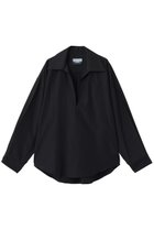 【メゾンスペシャル/MAISON SPECIAL】の【UNISEX】DEEP FRONT スキッパーシャツ 人気、トレンドファッション・服の通販 founy(ファニー) ファッション Fashion レディースファッション Fashion for Women トップス・カットソー Cut & Sew Tops シャツ・ブラウス・オフィスカジュアル Elegant Blouses & Button-Ups ユニセックス Unisex, Genderless インナー Innerwear ショルダー Shoulder, Shoulder Strap ジャケット Jacket, Outerwear スキッパー Skipper, Open Collar スリーブ Sleeve, Long Sleeve / Short Sleeve ドロップ Drop Shoulder, Dropped Style ロング Long, Long-Length 新作・新入荷 New Arrivals / New In thumbnail BLK(ブラック)|ID: prp329100004877269 ipo3291000000036381669