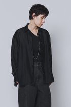 【プルミエ アロンディスモン/1er Arrondissement】のシアーテンセルシャツ 人気、トレンドファッション・服の通販 founy(ファニー) ファッション Fashion レディースファッション Fashion for Women トップス・カットソー Cut & Sew Tops シャツ・ブラウス・オフィスカジュアル Elegant Blouses & Button-Ups シアー Sheer, See-Through スリーブ Sleeve, Long Sleeve / Short Sleeve ロング Long, Long-Length 新作・新入荷 New Arrivals / New In thumbnail ブラック|ID: prp329100004877270 ipo3291000000036381677