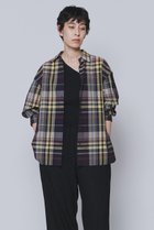 【プルミエ アロンディスモン/1er Arrondissement】のシアーチェックシャツ 人気、トレンドファッション・服の通販 founy(ファニー) ファッション Fashion レディースファッション Fashion for Women トップス・カットソー Cut & Sew Tops シャツ・ブラウス・オフィスカジュアル Elegant Blouses & Button-Ups スリーブ Sleeve, Long Sleeve / Short Sleeve ロング Long, Long-Length エレガント 上品 Elegant 新作・新入荷 New Arrivals / New In 羽織 Haori, Light Jacket thumbnail チェック|ID: prp329100004877272 ipo3291000000036381691