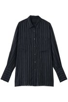 【ウーア/Uhr】のシアー シャツ 人気、トレンドファッション・服の通販 founy(ファニー) ファッション Fashion レディースファッション Fashion for Women トップス・カットソー Cut & Sew Tops シャツ・ブラウス・オフィスカジュアル Elegant Blouses & Button-Ups シアー Sheer, See-Through ストライプ Stripe, Striped Pattern スリーブ Sleeve, Long Sleeve / Short Sleeve ロング Long, Long-Length 夏 Summer 新作・新入荷 New Arrivals / New In 春 Spring S/S・春夏 SS, Spring/Summer, Warm Season thumbnail ネイビー|ID: prp329100004877278 ipo3291000000036381741