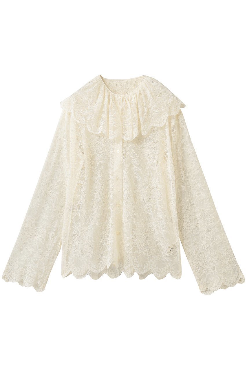 【ウーア/Uhr】のレース シャツ インテリア・キッズ・メンズ・レディースファッション・服の通販 founy(ファニー) 　ファッション　Fashion　レディースファッション　Fashion for Women　トップス・カットソー　Cut & Sew Tops　シャツ・ブラウス・オフィスカジュアル　Elegant Blouses & Button-Ups　おすすめ　Recommended / Our Picks　インナー　Innerwear　サロペット　Overalls, Salopette　シンプル　Simple, Minimal　スリーブ　Sleeve, Long Sleeve / Short Sleeve　レース　Lace, Lace Fabric　ロング　Long, Long-Length　夏　Summer　新作・新入荷　New Arrivals / New In　春　Spring　S/S・春夏　SS, Spring/Summer, Warm Season　オフホワイト|ID: prp329100004877279 ipo3291000000036381749