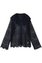 【ウーア/Uhr】のレース シャツ 人気、トレンドファッション・服の通販 founy(ファニー) ファッション Fashion レディースファッション Fashion for Women トップス・カットソー Cut & Sew Tops シャツ・ブラウス・オフィスカジュアル Elegant Blouses & Button-Ups おすすめ Recommended / Our Picks インナー Innerwear サロペット Overalls, Salopette シンプル Simple, Minimal スリーブ Sleeve, Long Sleeve / Short Sleeve レース Lace, Lace Fabric ロング Long, Long-Length 夏 Summer 新作・新入荷 New Arrivals / New In 春 Spring S/S・春夏 SS, Spring/Summer, Warm Season thumbnail ネイビー|ID: prp329100004877279 ipo3291000000036381750