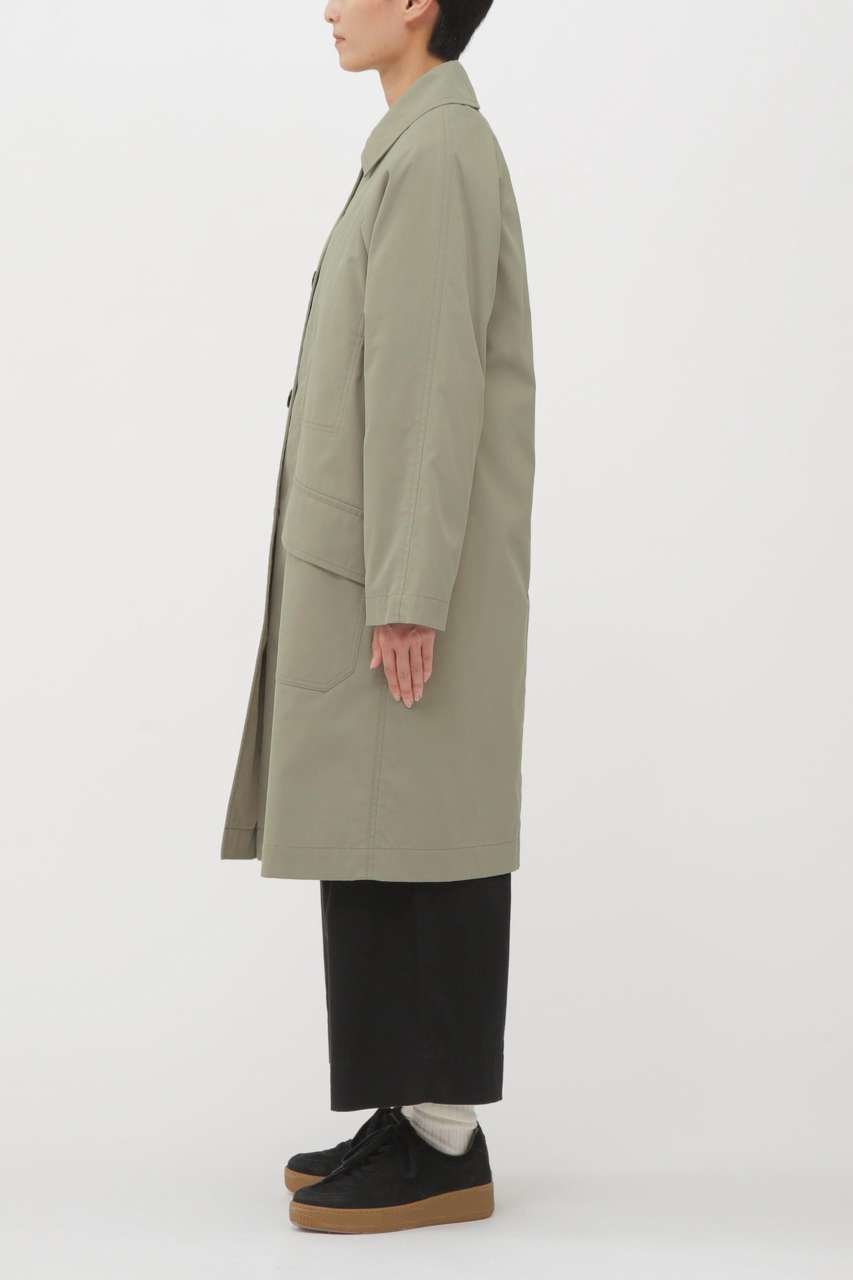 【マーガレットハウエル/MARGARET HOWELL】のWORN COTTON NYLON COAT 人気、トレンドファッション・服の通販 founy(ファニー) 　ファッション　Fashion　レディースファッション　Fashion for Women　アウター　Coat / Outerwear Collection　コート・ロングコート・ピーコート　Long Coats, Peacoats & More　フラップ　Flap, Flap Pocket　ポケット　Pocket, Pocket Detail　ロング　Long, Long-Length　ワーク　Workwear, Utility Style　新作・新入荷　New Arrivals / New In　other-3|ID: prp329100004877285 ipo3291000000036381803